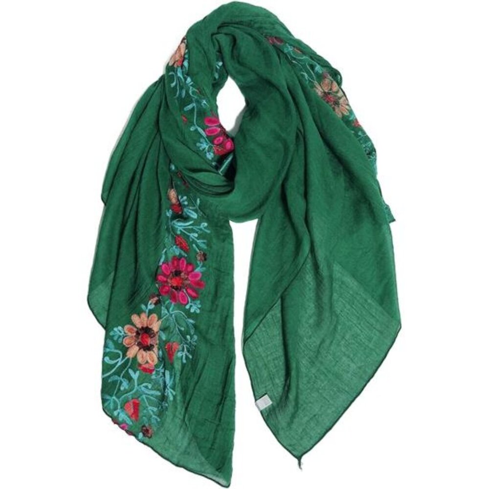 Scarves for Women Lightweight Fashion Lace Printed Wrap Scarfs